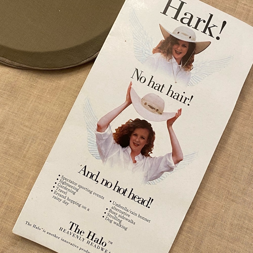 The Halo.  HEAVENLY HEADWEAR for women.